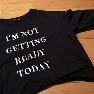 long sleeve logo top